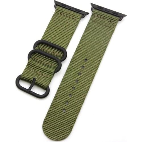 Nylon Strap For Apple Watch band 40mm 44mm 38mm 42mm Rubber belt smartwatch wristband Sport bracelet iWatch serie 3 se 4 5 6