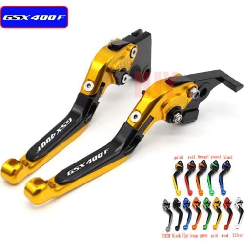 For SUZUKI GSX400F Impulse 1994-2004 GSX 400F GSX 400 F Motorcycle Folding Extendable Adjustable Brakes Clutch Lever CNC