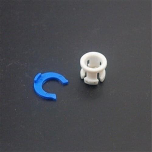 Ultimaker Tube Coupling Collet White bowden tube clamp+Blue horse shoe Clamp Clip for 3D printer parts