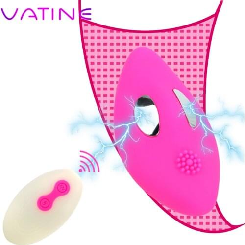 VATINE Remote Control Eletric Shock Wearable Vibrator Female Masturbator Clitoris Stimulator Vibrating Egg