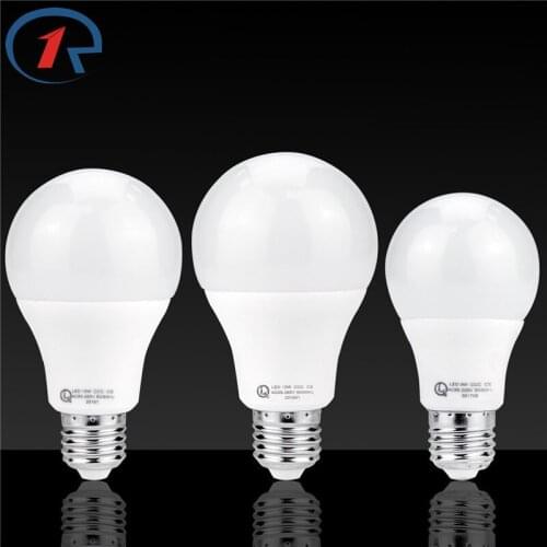 ZjRight E27 2pcs bulb 5W 7W 9W 12W 15W LED energy saving lighting lamp DC 85-265V indoor bedroom hotel office decor night lights