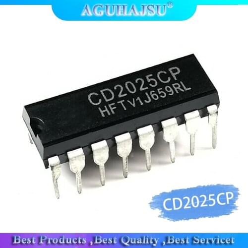 10pcs/lot CD2025 CD2025CP YG2025 DIP-16 IC Original New Wholesale Electronic