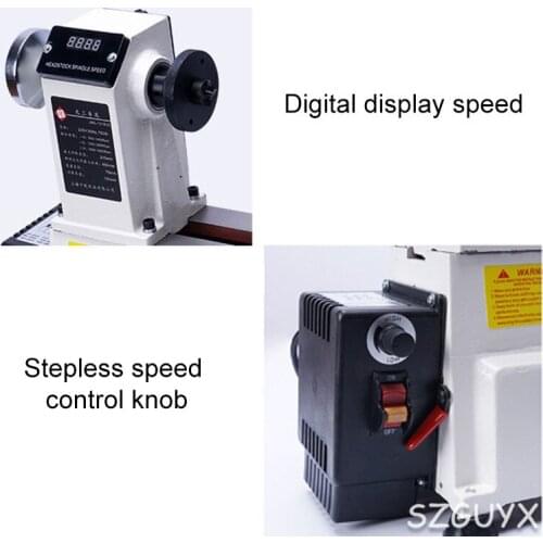 Digital display stepless woodworking lathe woodworking knife chuck woodworking machinery power tools [6 inch chuck]