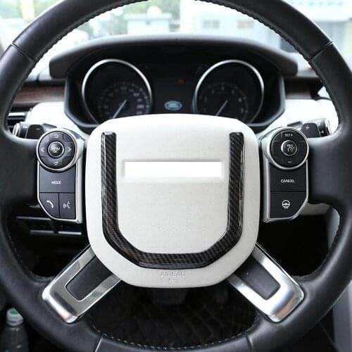 For Land Rover Range Rover VELAR 2017-2020 Car-styling ABS Chrome Car Steering Wheel Sequins decoration Stickers Car Accessories