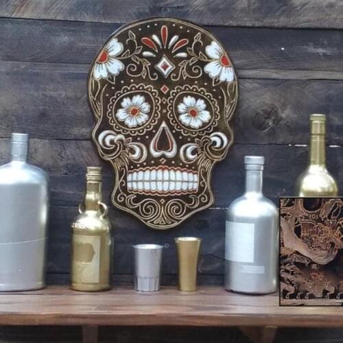 Halloween Horror Skull Pendant Living Room Hanging Decoration Craft Bedroom Dining Home Decor Party Holiday DIY Home Accessories