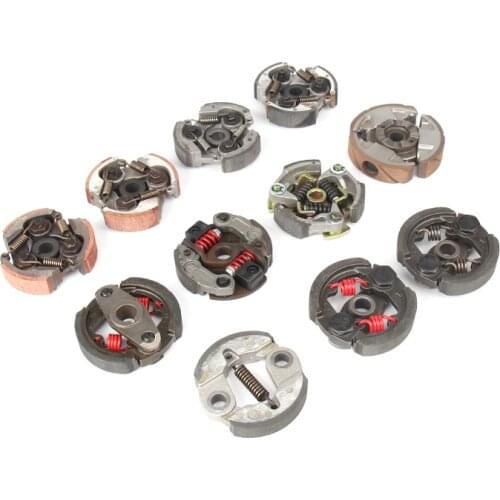 Good quality 47cc 49cc gas minimoto pocket bike mini dirt bike quad atv motorcycle 2 Stroke complete alloy clutch pads springs