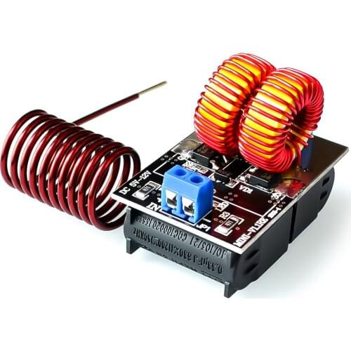 Hot Sale 5-12V 120W Mini ZVS Induction Heating Board Flyback Driver Heater DIY Cooker+ Ignition Coil