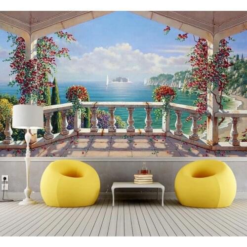 Wall paper mural 3d customize wallpapers for children room Living room bedroom beautiful scenery wallpaper nordic style