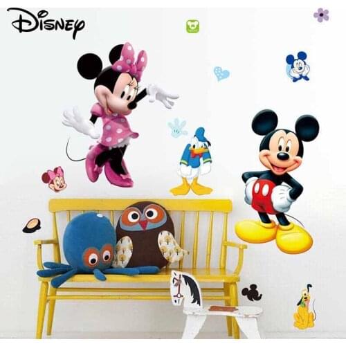 Disney Mickey Minnie Childrens Room Bedroom Wall Wall Nursery Sticker