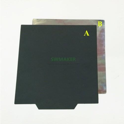 Update For ABS Magnetic Print Bed Tape with handle 150/200/220/235/250/300mm square Print Sticker Flex Plate 3D Printer parts