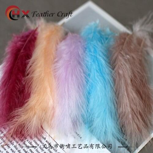 Peruvian Feathers 100pcs 4-6 Inches 10-15 Centimeters Peruvian Chicken Marabu Feathers Feathers for Christmas Carnival Christmas