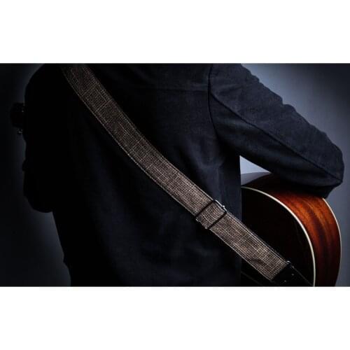 Initer Adjustable Thicken Acoustic Guitar Strap with 3 regular Guitar Pick Holders leather End electri Guitar Strap Bel