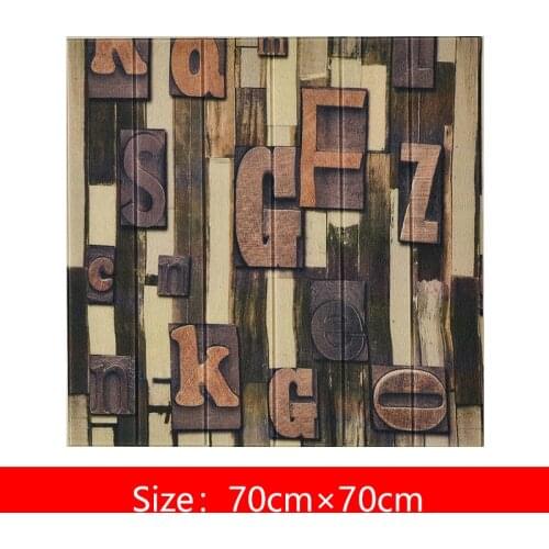 10pcs Self Adhesive Wallpaper Waterproof TV Background 3D Wall Stickers Living Wall Paper Bedroom Room Decoration Brick