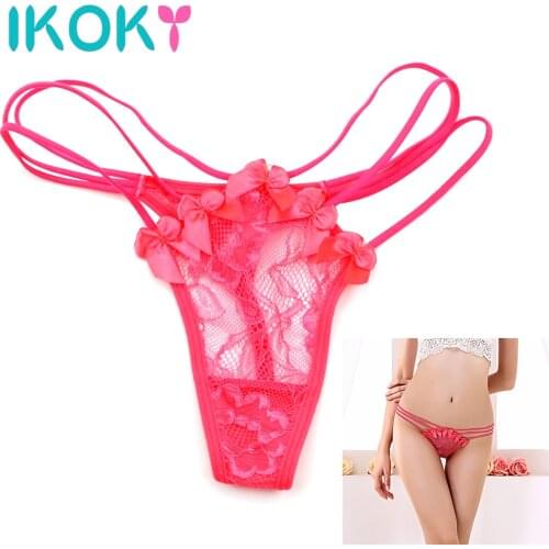 Free Size Women Sexy Underwear G String Panties Lace Thong T-back Erotic Lingerie for Sex Adult Products Couples Flirting Tools