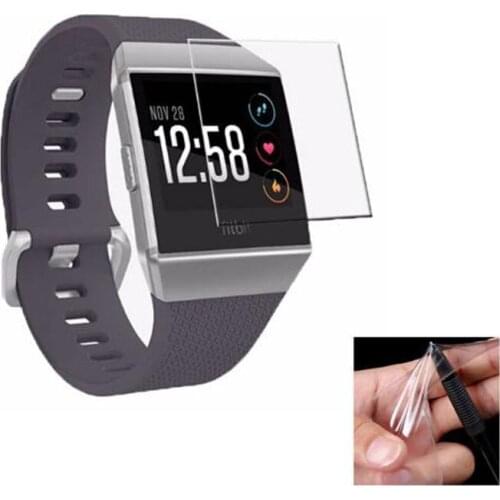 Anti-scratch Soft TPU Ultra HD Clear Protective Film Guard For Fitbit ionic Smart Watch Full Screen Protector Display Cover