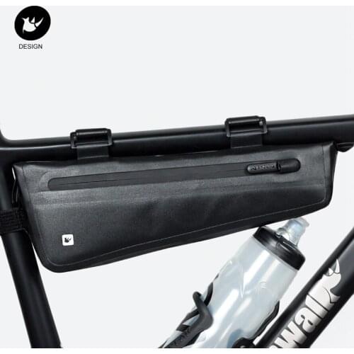 Rhinowalk 2.8L Waterproof Bicycle Front Beam Triangle Bag MTB Road Bike Frame Front Tube Bag Waterproof Cycling Bag Saddle Bag