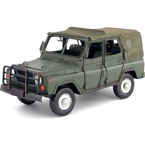 Iron handicraft decoration welding decoration off-road vehicle military vehicle model creative household ornaments