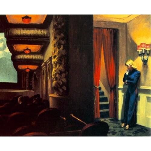 100% handmade Professional artist made high quality Oil Painting Reproduction on Linen Canvas,New York Movie,Free DHL Shipping