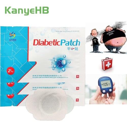 4pcs/4bags Diabetic Patch Diabetes Herbal Diabetes Cure Lower Blood Glucose Treatment Sugar Balance Plaster A024