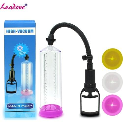 50Pcs/ Handsome Up High-Vacuum Mans Pump Penis Enlargement Penis Extender Adult Sex Toys Products for Mean YS0084