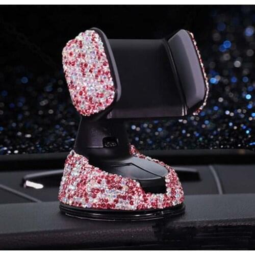 Diamond Car Phone Holder For Phone In Car Stand No Magnetic Mobile Phone Holder Universal Gravity Smartphone Cell Support