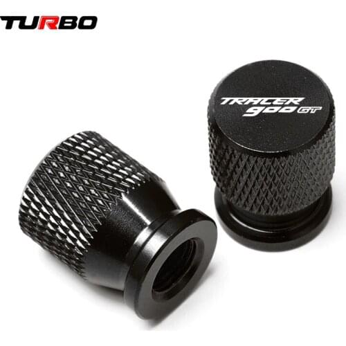 CNC Aluminum Tire Valve Air Port Cover Caps Motorcycle Accessories For Yamaha Tracer 900gt 900 gt 2018 2019 2020 Black Red Blue