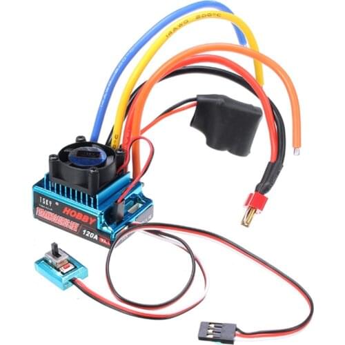 TSKY 120A ESC Senseless Brushless/Sense Brushless RC Car Part for 1/8 1/10 1/12 RC Car Crawle Car Boat Tank