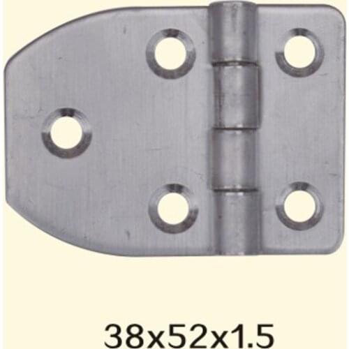 Freeshipping 38*52*1.5mm Iron Metal Hinge Sewing Machine Folding Table Furniture Flip Tray Hinges Big Door Hinges