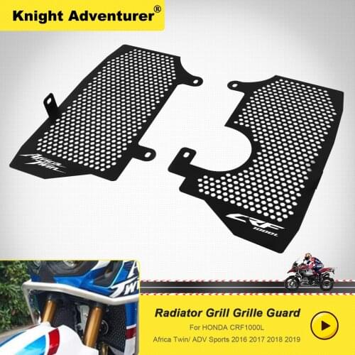 High Quality Motorcycle Side Radiator Grille Cover Guard Protector For Honda CRF 1000L CRF1000L Africa Twin/ ADV Sports 2016-201