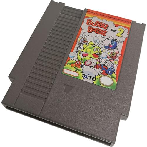BubbleBobble2-Game Cartridge For NES Console 72 Pins 8bit Single card