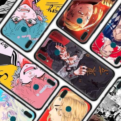 Anime Tokyo Revengers Capa For Huawei Y7 Y6 Y9 2019 Y6p Y8p Y8s Y9a Phone Case Mate 20 10 Lite 40 Pro Plus Soft TPU Shell Cover