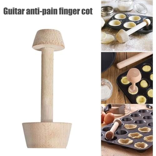 Wooden Eggtart Stencil Double-side Eggtarts Tamper Pastry Tools Diy Cake Pastry Tools Kitchen Baking Gadget Pak5