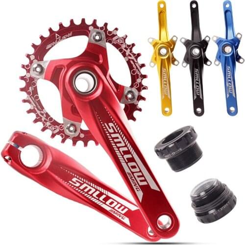 Mountain Bike Crank Hollow One Sprocket Wheel Modified Crank Positive and Negative Gear Crank Accessories