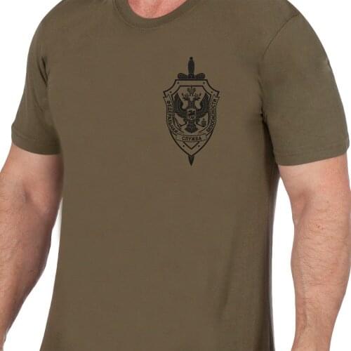 T-Shirt Military Fsb Russia 100% Cotton.T-Shirts Includes Front Russian Fsb 2019 Hip Hop T Shirt 100% Cotton Short Sleeve Tees