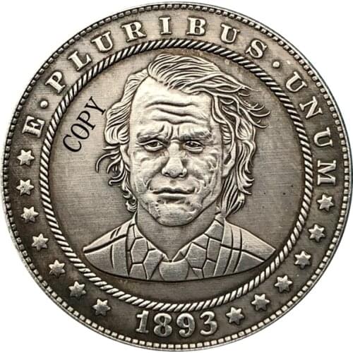 Hobo Nickel 1893-S USA Morgan Dollar COIN COPY Type 180