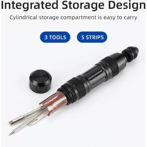 Bicycle Tubeless tires Repair tool Tires Drilling puncture for urgent glue Free service Repair Optional rubber strips