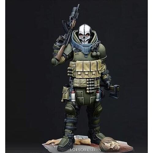 1/24 Resin Model Building Kit Figure Special army