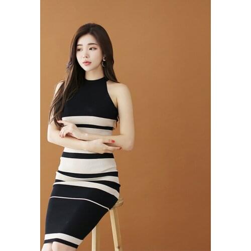 Fashion women comfortable elegant knit bouncy basic dress new arrival sexy temperamental classical work style sweet pencil dress