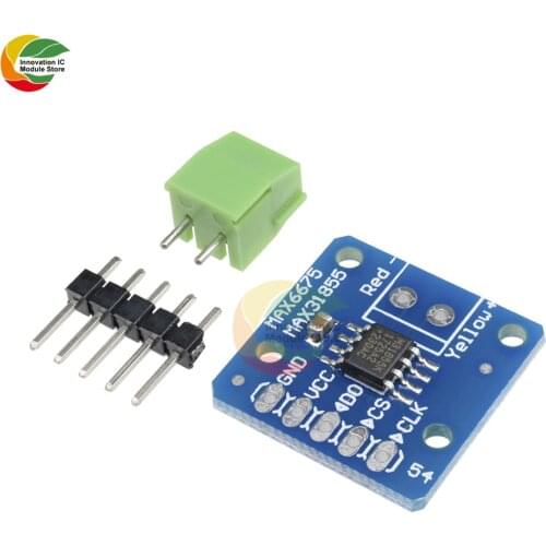 MAX31855 MAX6675 K Type Thermocouple Breakout Board Module Temperature -200C to +1350 Celsius For Arduino 3-5V DC