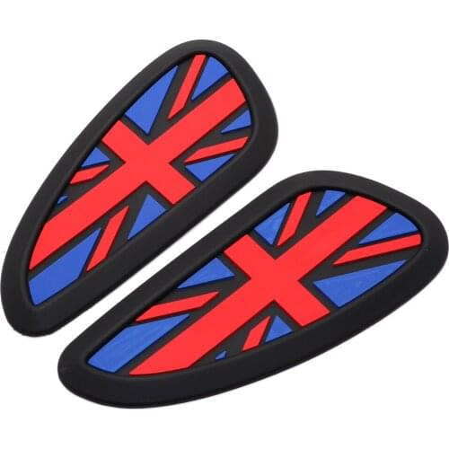 Motorcycle Gas Fuel Tank Traction Pad Decal Rubber Side Knee Grip Protector Sticker Decals For Kawasaki Cafe Racer Old School