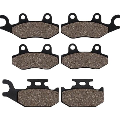 Motorcycle Front and Rear Brake Pads for Yamaha RAPTOR YFM700R Special Edition RHINO YXR450 YXR660 All models 2004-2009