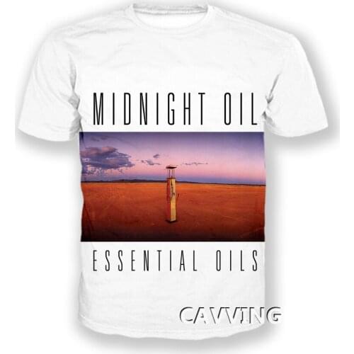 CAVVING 3D Printed Midnight Oil Band Casual T-shirts Hip Hop T Shirts Harajuku Styles Tops Clothing for Men/women