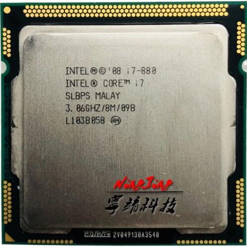 Intel Core i7-880 i7 880 3.0 GHz Quad-Core CPU Processor 8M 95W LGA 1156