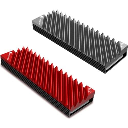 Heat Sink Cooling Pad Heatsink M.2 2280 NVMe Disk Dissipation Radiator Aluminum Solid State Hard Thermal Gasket PC Accessories