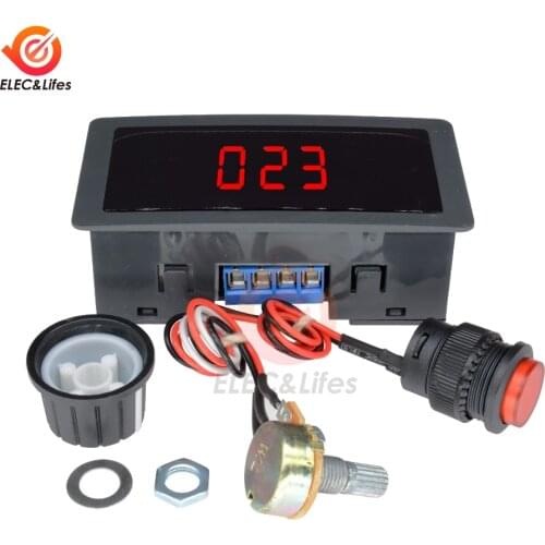 DC 6V-30V 12V 24V MAX 8A 16kHz Adjustable PWM Motor Speed Controller Digtal Display DC motor Control CV Governor Switch