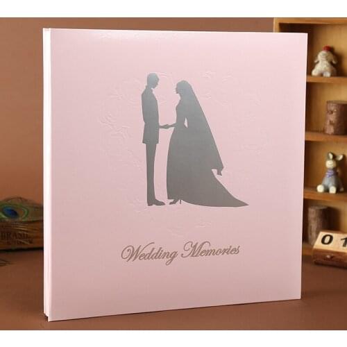 Diy Handmade Photo Album Adhesive Scrapbook Picture Wedding Family Photo Album Cover Gift Album Fotografico Home Decor DF50PAA