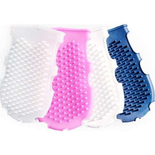 2021Hot Sale Silicone Soft Massage Scrub Gloves for Peeling Body Bath Brush Exfoliating Gloves for Bath Body Brush Cleaner 1Pcs