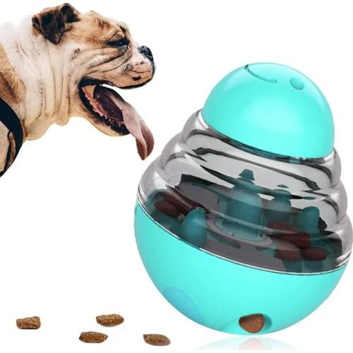 Dog Puppy Interactive Toy Dogs Cat Food Treat Ball Pet Shaking Leakage Slow Food Feeder Container Bowl Tumbler IQ Training Toys