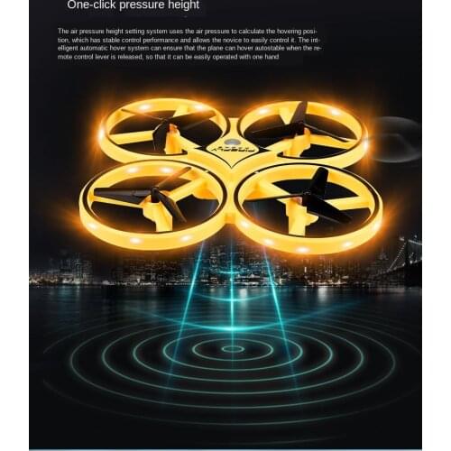 Gesture remote control quadcopter interactive induction remote control helicopter Intelligent suspension drone childrens toy