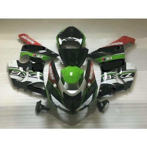 Hi-grade Motorcycle Fairing kit for KAWASAKI Ninja ZX6R 636 05 06 ZX 6R 2005 2006 ABS New green black Fairings set+gifts KC30